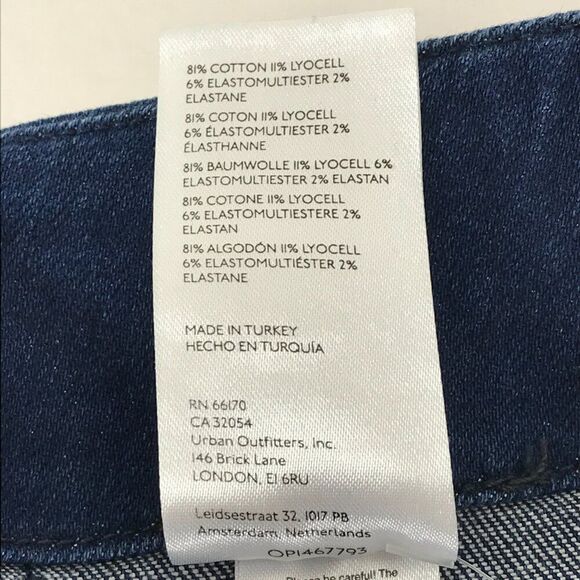 Maeve x Anthro The Colette High Rise Stretch Denim Shorts Women's Plus 24W NWT - Picture 11 of 11